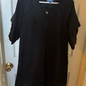 Simply Vera Vera Wang Black Tunic Top